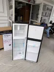 Brand New Nasco Pf 216tbg Top Freezer Fridge (Mirror Black) - 1
