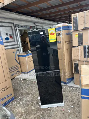 Brand New Nasco NASD2-24FL 196L Double Door Bottom Freezer Refrigerator