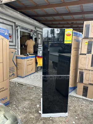 Nasco NASD2-24FL 196L Double Door Bottom Freezer Refrigerator