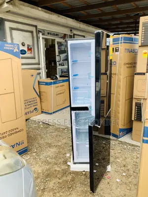 Brand New Nasco NASD2-24FL 196L Double Door Bottom Freezer Refrigerator
