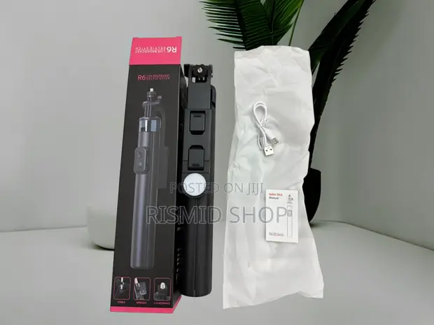 R6 Compact Selfie Stick Tripod with Bluetooth Remote - 1