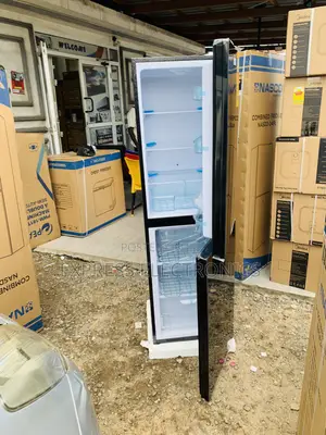 Nasco NASD2-24FL 196L Double Door Bottom Freezer Refrigerator