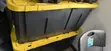 27-Gallon Heavy Duty Storage Totes (Yellow Lids) - 1