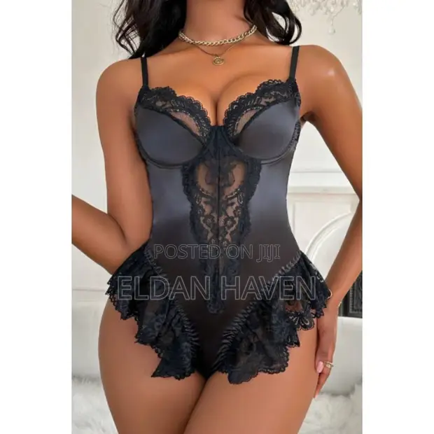 Women's See-Through Jumpsuit - 1