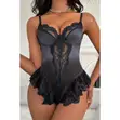 Women's See-Through Jumpsuit - 1