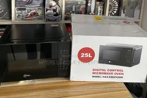 H&A 25L Digital Control Microwave Oven - Black