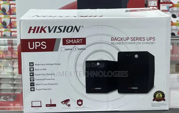 Hikvision Smart 1000VA Backup UPS with AVR - 1