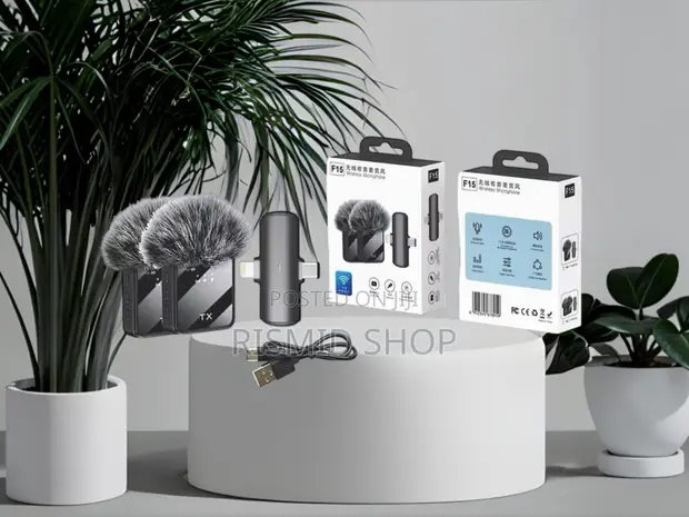 F15-2 Wireless Bluetooth Lavalier Microphone System - 1