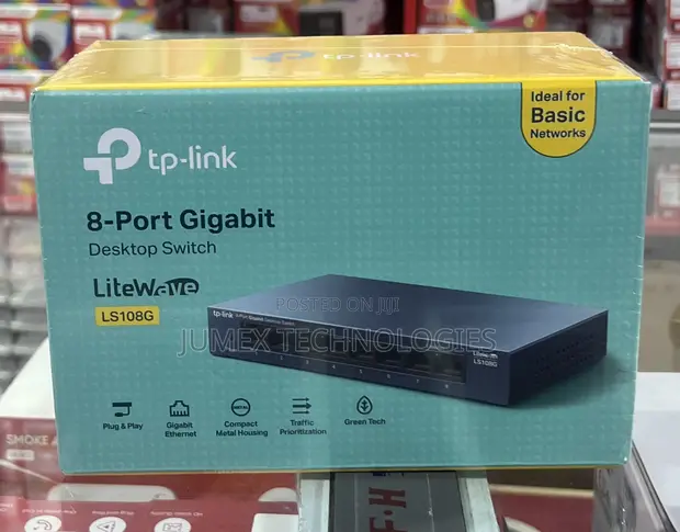 TP-Link 8-Port Gigabit Desktop Switch LS108G - 1