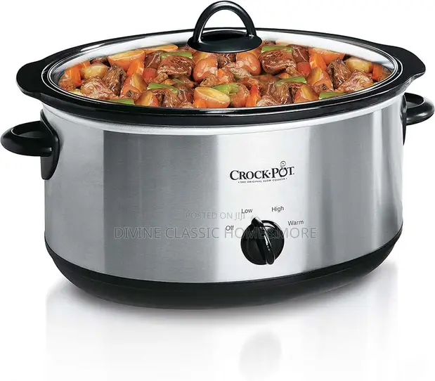 Crock-Pot 5.6L Oval Slow Cooker - Manual Control - 1