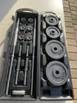 50KG Adjustable Dumbbell & Barbell Set - 1
