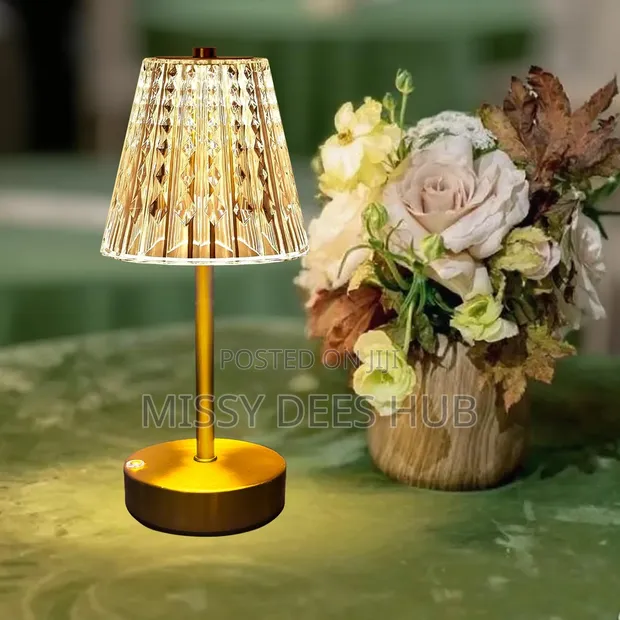 Crystal Table Lamp (Rechargeable) - 1
