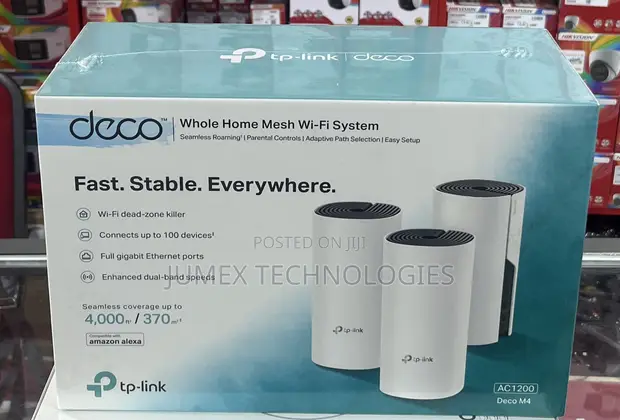 TP-Link Deco M4 AC1200 Whole Home Mesh Wi-Fi System - 1