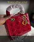 Premium White Dior Style Ladies Handbag - Quilted Gold Hardware - 2