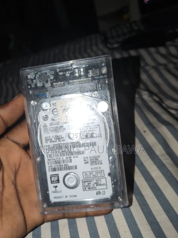500GB External Hard Drive - 1