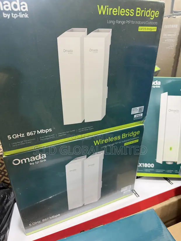 TP-Link EAP215 Bridge Kit 5km Long Range Access Point - 1