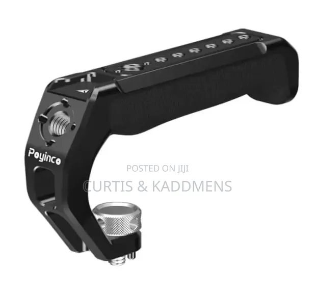 Camera Top Handle Grip with Cold Shoe Mount - 1