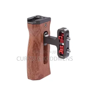 Camera Side Handle Handgrip with Cold Shoe Mount