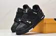 Louis Vuitton LV Trainer Sneaker Black Monogram - 1
