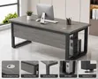 Modern Office Desk 120x60cm with CPU Holder - 3