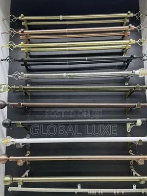 Adjustable Curtain Rod - Strong & Durable