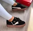 Puma Suede Platform XL Sneakers - Black - 1