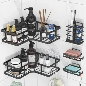 Bathroom Corner Shelves - Space-Saving Storage Rack