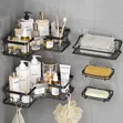 Bathroom Corner Shelves - Space-Saving Storage Rack - 3