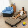 2-in-1 Inflatable Sofa Chair with Footrest - 3