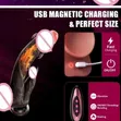 Realistic Soft Vibrator Dildo 9-Inch Rechargeable - 2