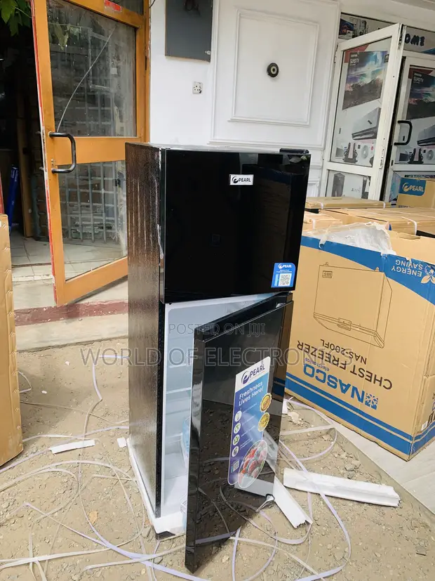 Pearl 138L Double Door Refrigerator - PF-217T-2B - 1