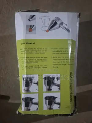 1.2L Multi-Function Steel Batter Dispenser Funnel