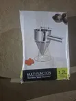 1.2L Multi-Function Steel Batter Dispenser Funnel - 2