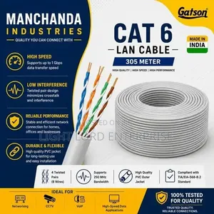 TechnoTech Cat6 UTP LAN Cable (305m)