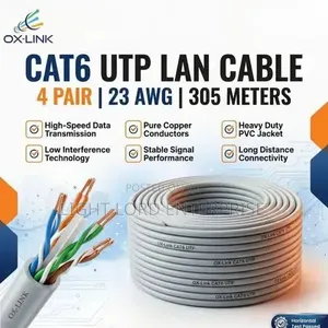 TechnoTech Cat6 UTP LAN Cable - 305 Meters