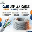 TechnoTech Cat6 UTP LAN Cable - 305 Meters - 1