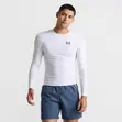 Under Armour Long Sleeve Compression Shirt - White - 1