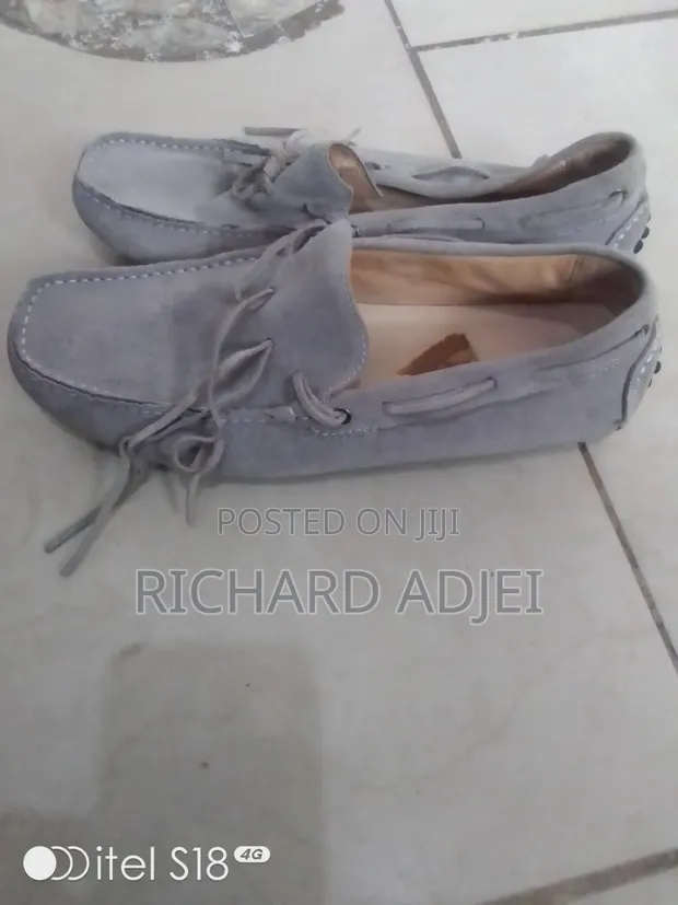 Men's Comfortable Shoes - Gray, Size 46 - 1