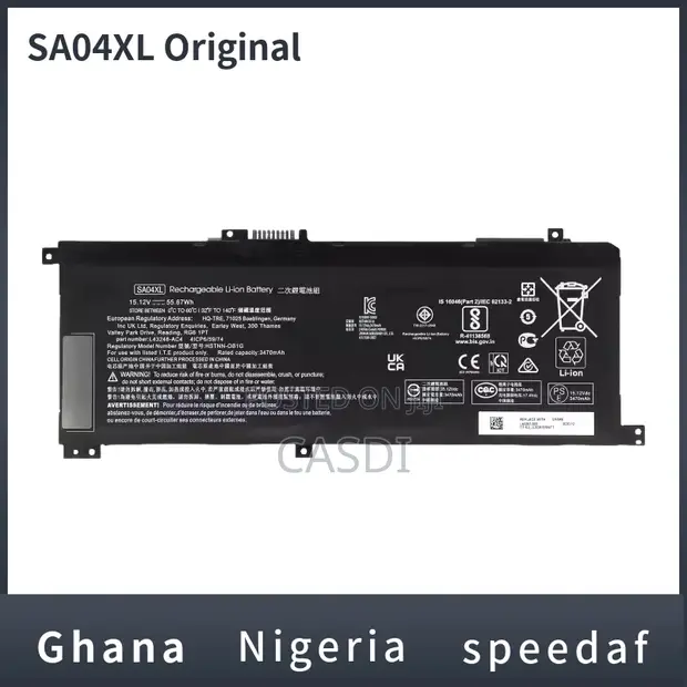 HP SA04XL Notebook Battery TPN-W142/W143 for Envy x360 15-Ds/Dr Series - 1
