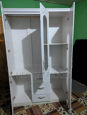 Wardrobe and Double Bed Frame