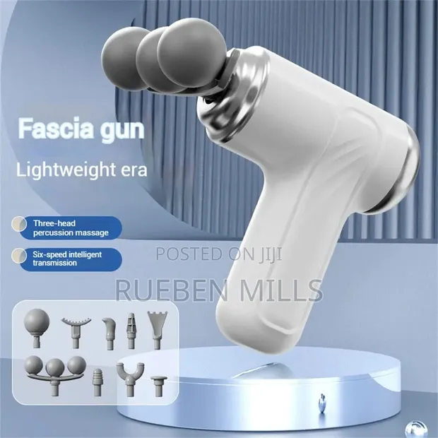 9-Tool Attachment Rechargeable Massage Gun - 1