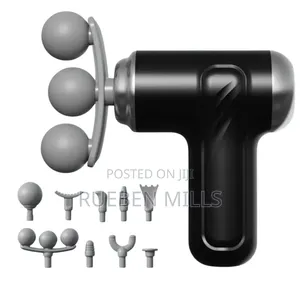 Triple-Head Deep-Tissue Massage Gun - 9 in 1