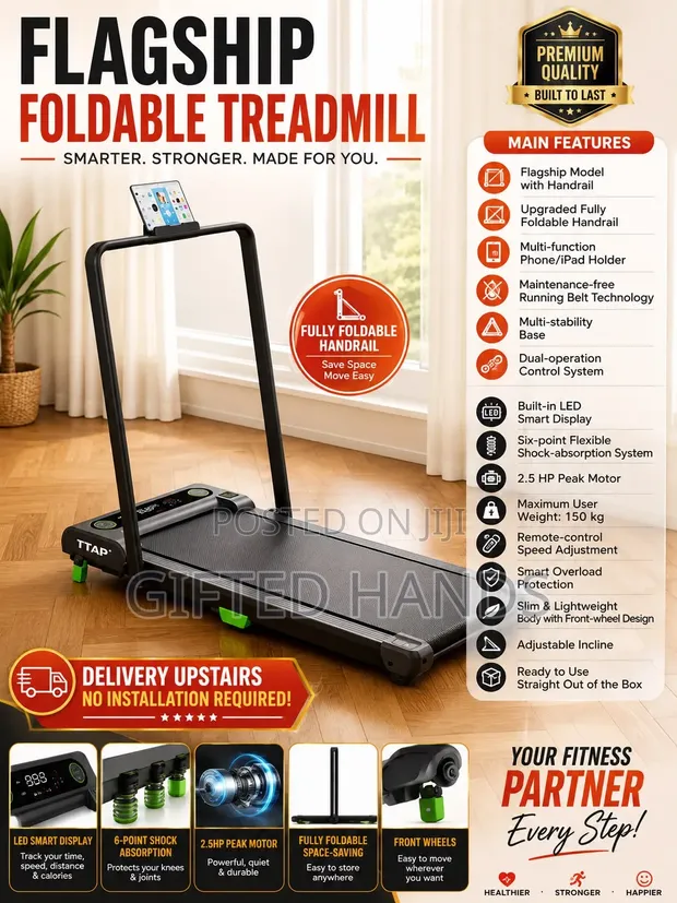 Foldable Treadmill/Walking Pad - 1
