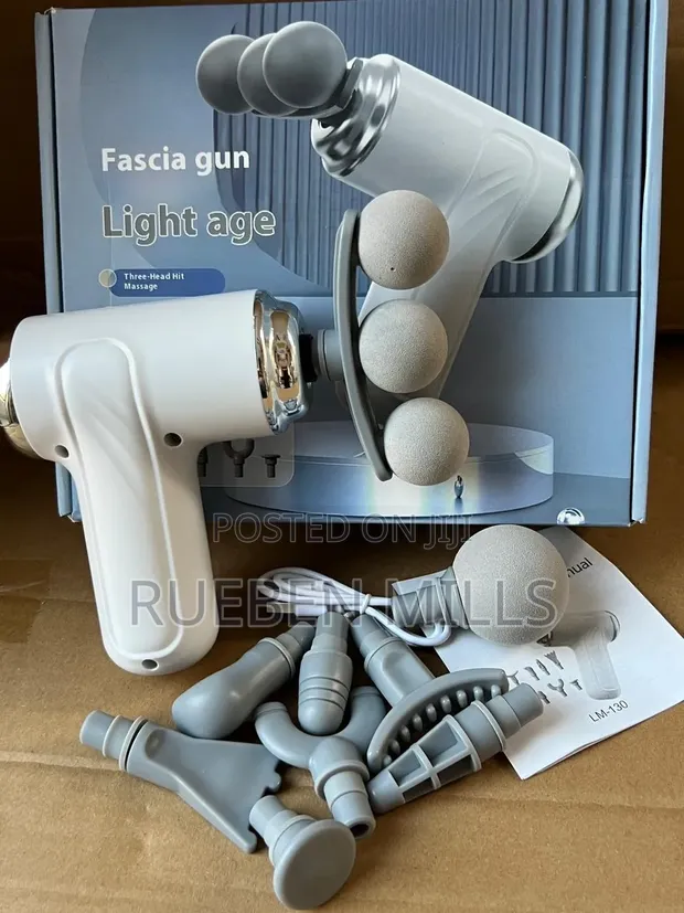 9 Replacement Heads Multipurpose Fascia Massage Gun - 1
