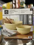 Member's Mark 2-Piece Floral Ceramic Prep and Serve Bowls - 1