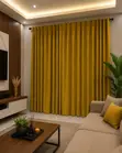 2-Piece Yellow Gold Blackout Curtains - 2