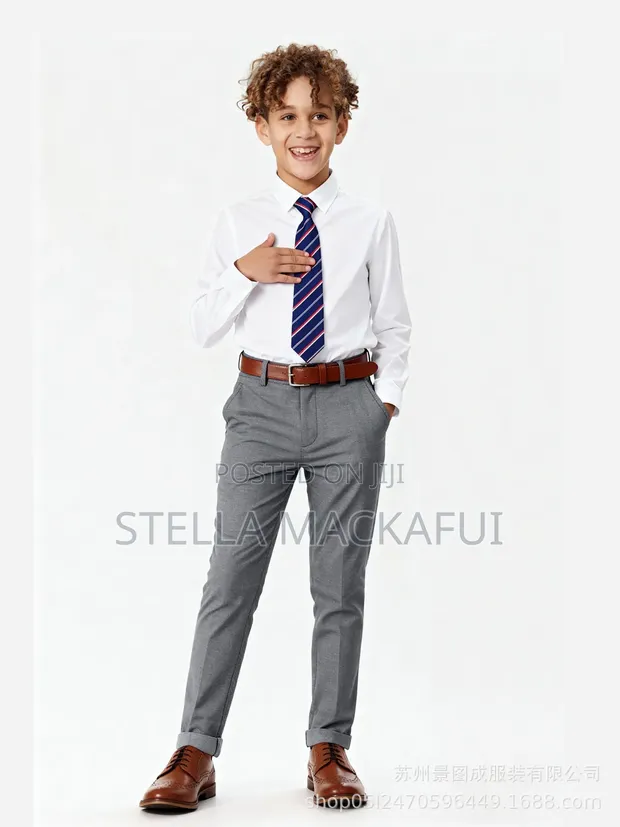 Brand New Material Trousers for Boys (Ages 11-13) - 1