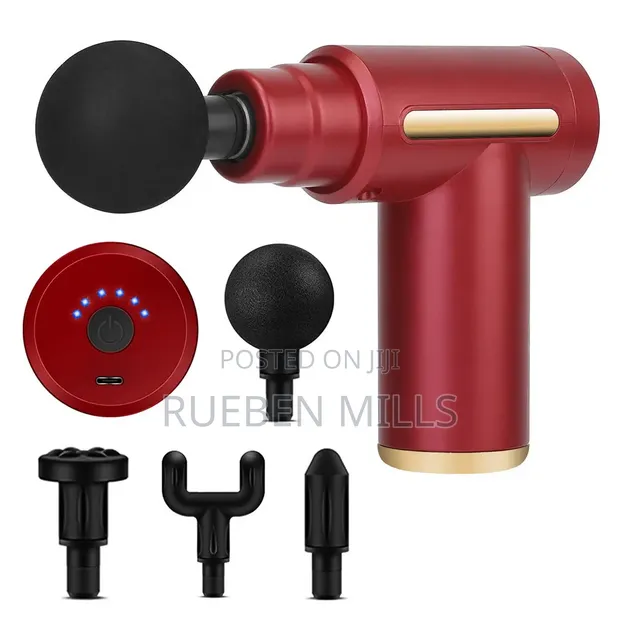 Original Six Adjustable Speed Body Massager Massage Gun - 1