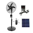 18" Solar Hybrid Rechargeable Standing Fan with Power Bank - 3
