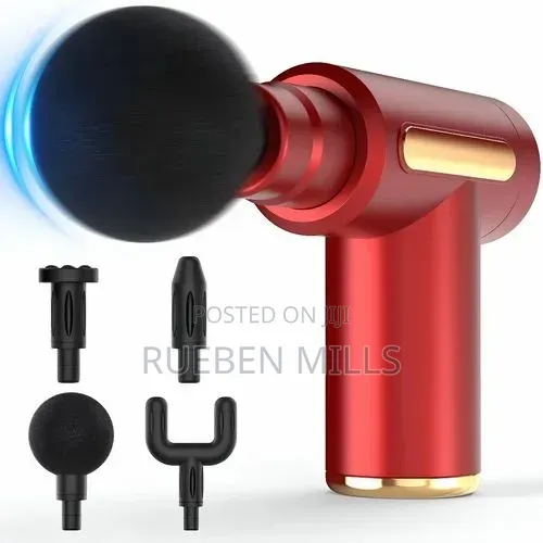 Portable Rechargeable Massage Gun (4 Heads) - 1